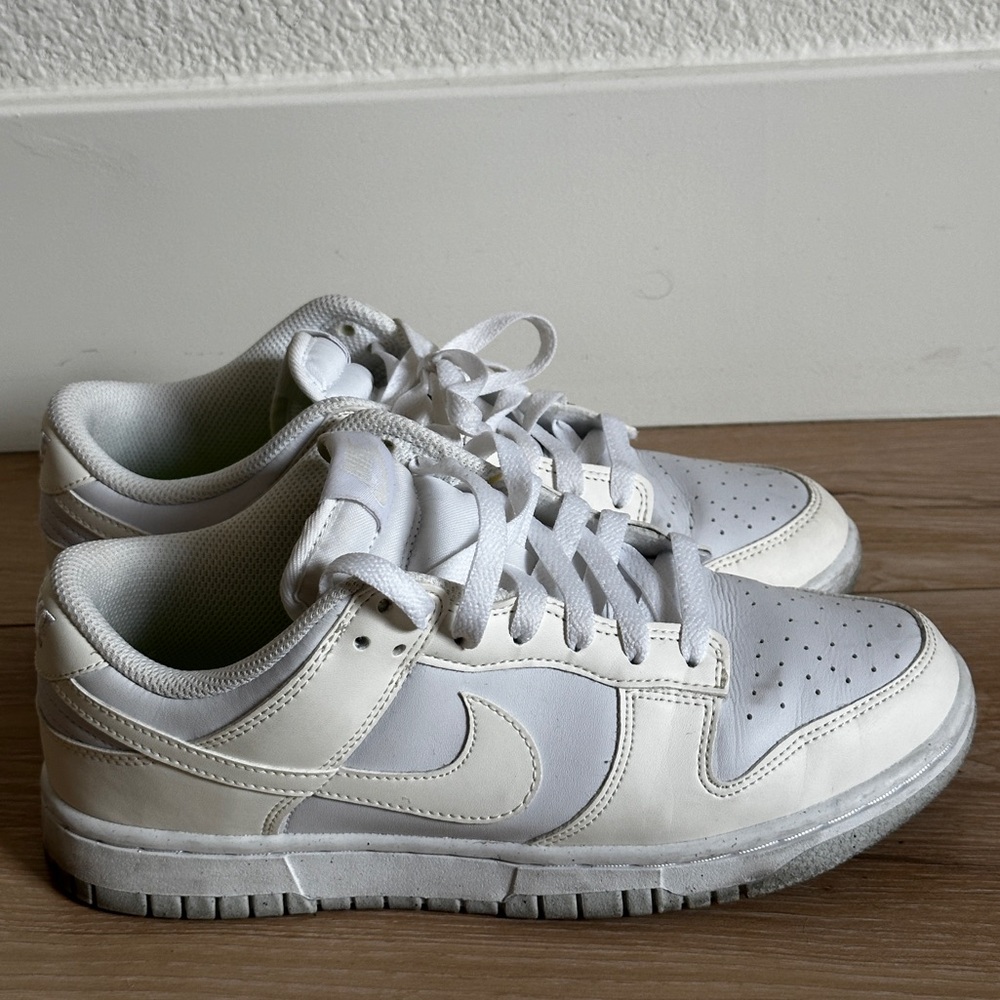 Nike cream white dunks